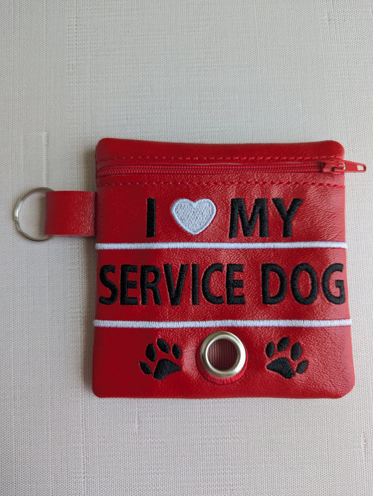 Poo Pouch - I ❤️ My Service Dog